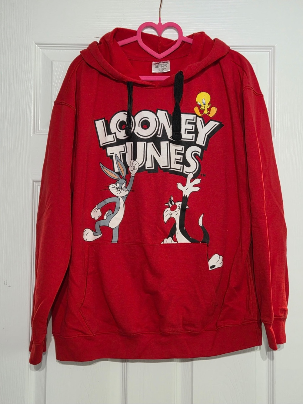 Looney Tunes Graphic Hoodie Junior Size XL (15-17)
